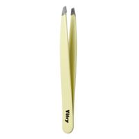 Vitry Face Care Coloured Tweezers Slant Ends Pincet Ref.22 C Yellow 1Stuks Vitry Face Care Coloured Tweezers Slant Ends Pincet Ref.22 C Yellow 1Stuks
