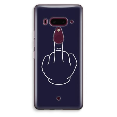 F**k U: HTC U12+ Transparant Hoesje F**k U: HTC U12+ Transparant Hoesje