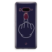 F**k U: HTC U12+ Transparant Hoesje