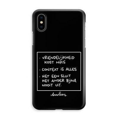Mijn Motto's: iPhone XS Max Volledig Geprint Hoesje
