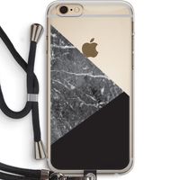 Combinatie marmer: iPhone 6 PLUS / 6S PLUS Transparant Hoesje met koord