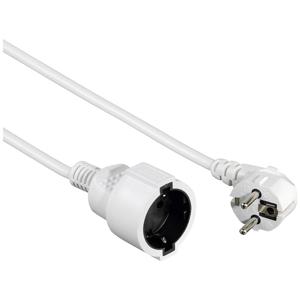 Hama "Profi" Extension Cable with Earth Contact, 2 m, white Wit