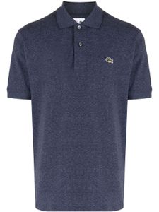 Lacoste polo en coton à logo appliqué - Bleu