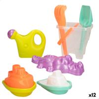Strandspeelgoedset Colorbaby 18 x 17 x 18 cm (12 Stuks)