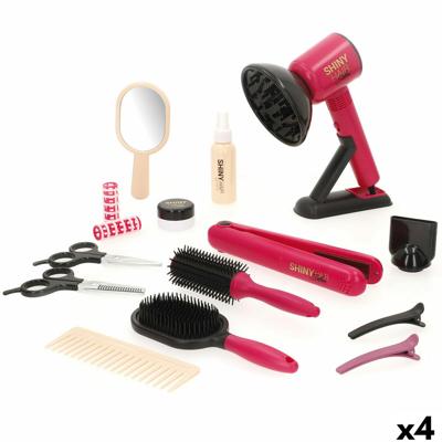 Kapper Set voor kinderen 12 x 25 x 11 cm 17 Onderdelen (4 Stuks)