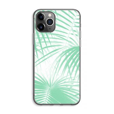 Palmbladeren: iPhone 11 Pro Max Transparant Hoesje