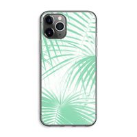 Palmbladeren: iPhone 11 Pro Max Transparant Hoesje