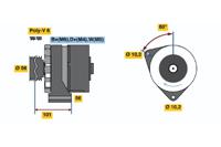 Bosch Alternator/Dynamo 0 120 488 133