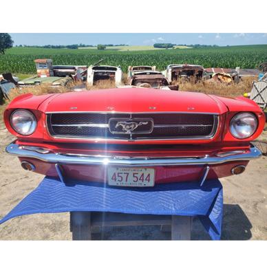 Ford Mustang 1965 Voorkant - Gemaakt Van Een Echte Auto