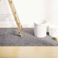 VidaXL Schildersvlies anti-slip 10 m 220 g/m² grijs