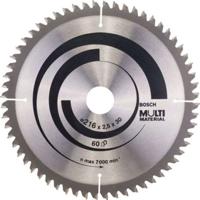 BOSCH PROFESSIONAL Carbide cirkelzaagblad 216 x 30 x 2,5 mm (60 tanden) - Multi-materiaal