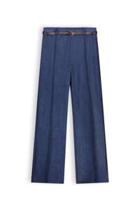 NoBell Meisjes broek palazzo twill - Slim - Navy blauw