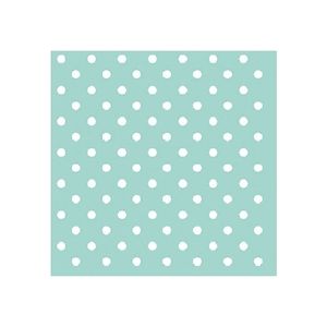 Feestservetten aqua blauw 3-laags 20 stuks