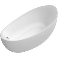 Villeroy & Boch Aveo new generation kunststof bad quaryl ovaal 190x95x44.3cm - incl. voorgemonteerde Multiplex Trio  mat wit ubq194ave9t1v-rw