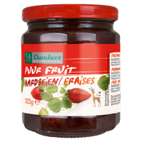 Damhert Puur fruit confituur aardbei 315 Gram