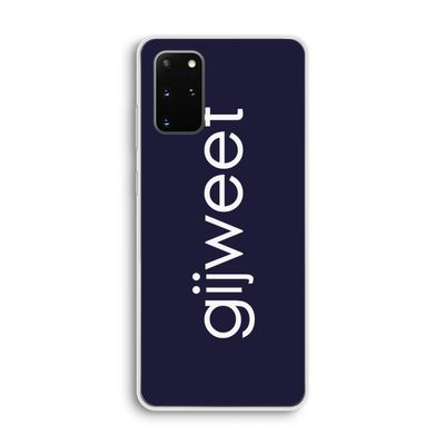Gijweet: Samsung Galaxy S20 Plus Transparant Hoesje