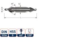 Rotec Centreerboor din333a 2.0mm schacht 5