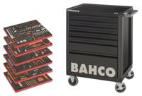 Bahco Gereedschapswagen 26" E72 met 7 lades | zwart | voor algemeen gebruik | inclusief 6 gevulde lades - 346-delig - LARGE