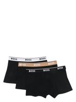 BOSS Drie boxershorts met logoband - Zwart - thumbnail