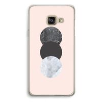 Marmeren cirkels: Samsung A3 (2017) Transparant Hoesje