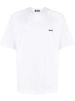 A BATHING APE® t-shirt en coton à patch logo - Blanc