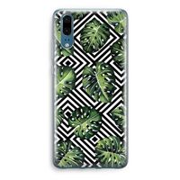 Geometrische jungle: Huawei P20 Transparant Hoesje