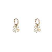 Day&Eve Creolen Simple Clover Hoop | Goud