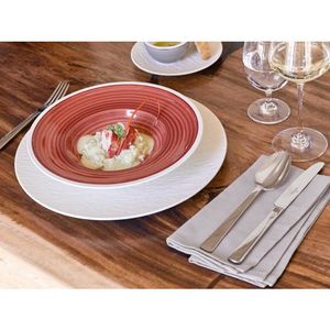 Villeroy & Boch Manufacture rouge Dinerbord Rond Porselein Rood, Wit 1 stuk(s)