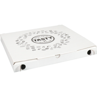 Pizzadoos | TASTY | golfkarton | 32x32x3cm | vegetale | wit | 150 stuks