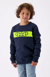 Black Bananas Commander Sweater Kids Donkerblauw - Maat 116 - Kleur: Donkerblauw | Soccerfanshop