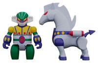 Steel Jeeg Brickroid Action Figures 2-Pack Steel Jeeg: Pantheroid Set 5 cm