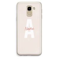 Strawberry Milkshake: Samsung Galaxy J6 (2018) Transparant Hoesje