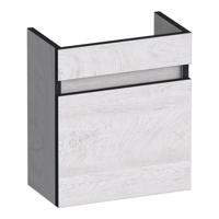 Brauer Joy Edge Fonteinkast - 40 cm - 1 Deur - Greeploos - Rechtsdraaiend - Forest Seashell