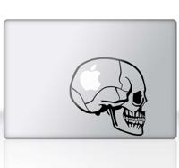 Sticker Laptop schedel