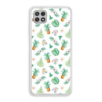Ananas bladeren: Samsung Galaxy A22 4G Transparant Hoesje