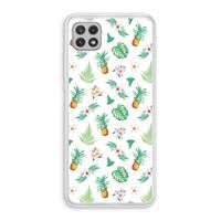 Ananas bladeren: Samsung Galaxy A22 4G Transparant Hoesje