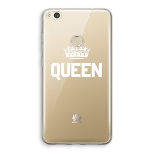 Queen zwart: Huawei Ascend P8 Lite (2017) Transparant Hoesje