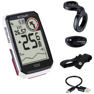 Sigma ROX 4.0 Fietsnavigatie Fietsen GPS, GLONASS, Spatwaterdicht