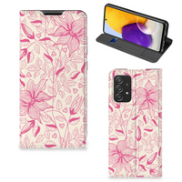 Samsung Galaxy A72 (5G/4G) Smart Cover Pink Flowers