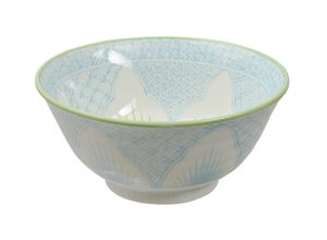 Lichtblauwe Keramische Kom - Mixed Bowls - 500ml - 15.5 x 7cm