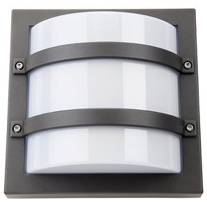 SG Largo LED 10W 3000K 540 lumen grafiet IP65 IK10 met schemerschakelaar 633569