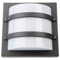 SG Largo LED 10W 3000K 540 lumen grafiet IP65 IK10 met schemerschakelaar 633569 SG Largo LED 10W 3000K 540 lumen grafiet IP65 IK10 met schemerschakelaar 633569