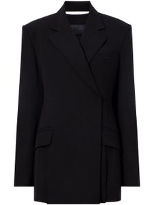 Proenza Schouler blazer en laine vierge ajusté texturé - Noir