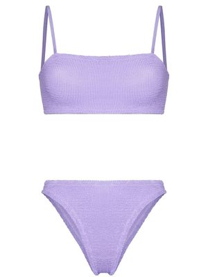 Hunza G bikini Gigi à effet froissé - Tons neutres