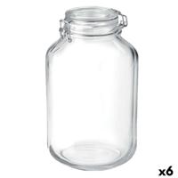 Glazen pot Bormioli Rocco Fido Transparant (6 Stuks)