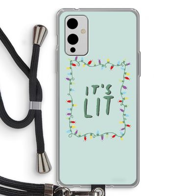 It's Lit: OnePlus 9 Transparant Hoesje met koord