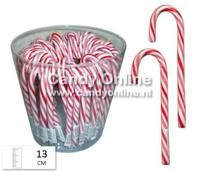 Candy Canes Rood / Wit 13 cm 50 Stuks
