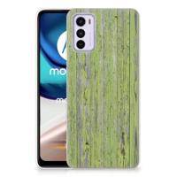 Motorola Moto G42 | Bumper Hoesje | Green Wood