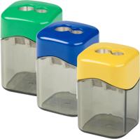 M+R potloodslijper Quattro Swing Eco, 2 gaats, geassorteerde kleuren M+R potloodslijper Quattro Swing Eco, 2 gaats, geassorteerde kleuren
