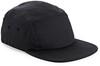 Beechfield CB654 Canvas 5 Panel Camper Cap - Black - One Size - thumbnail